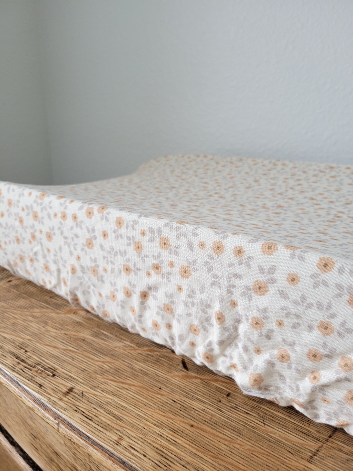 Georgia Peach Muslin Changing Pad Cover