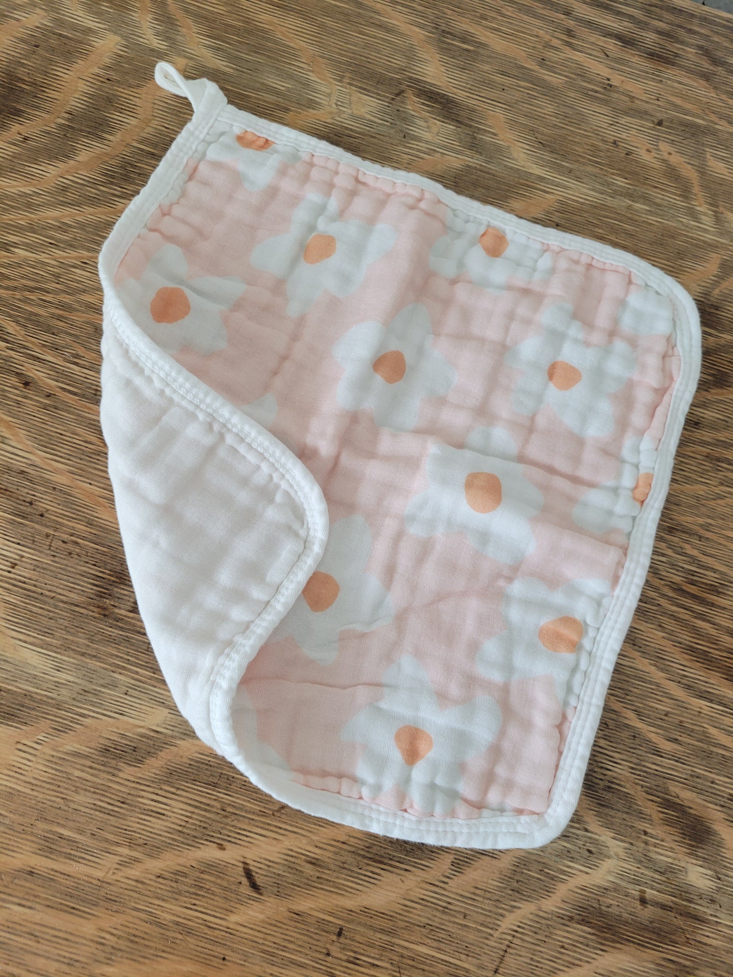 Multi-use Cloths- Retro Pink Daisy