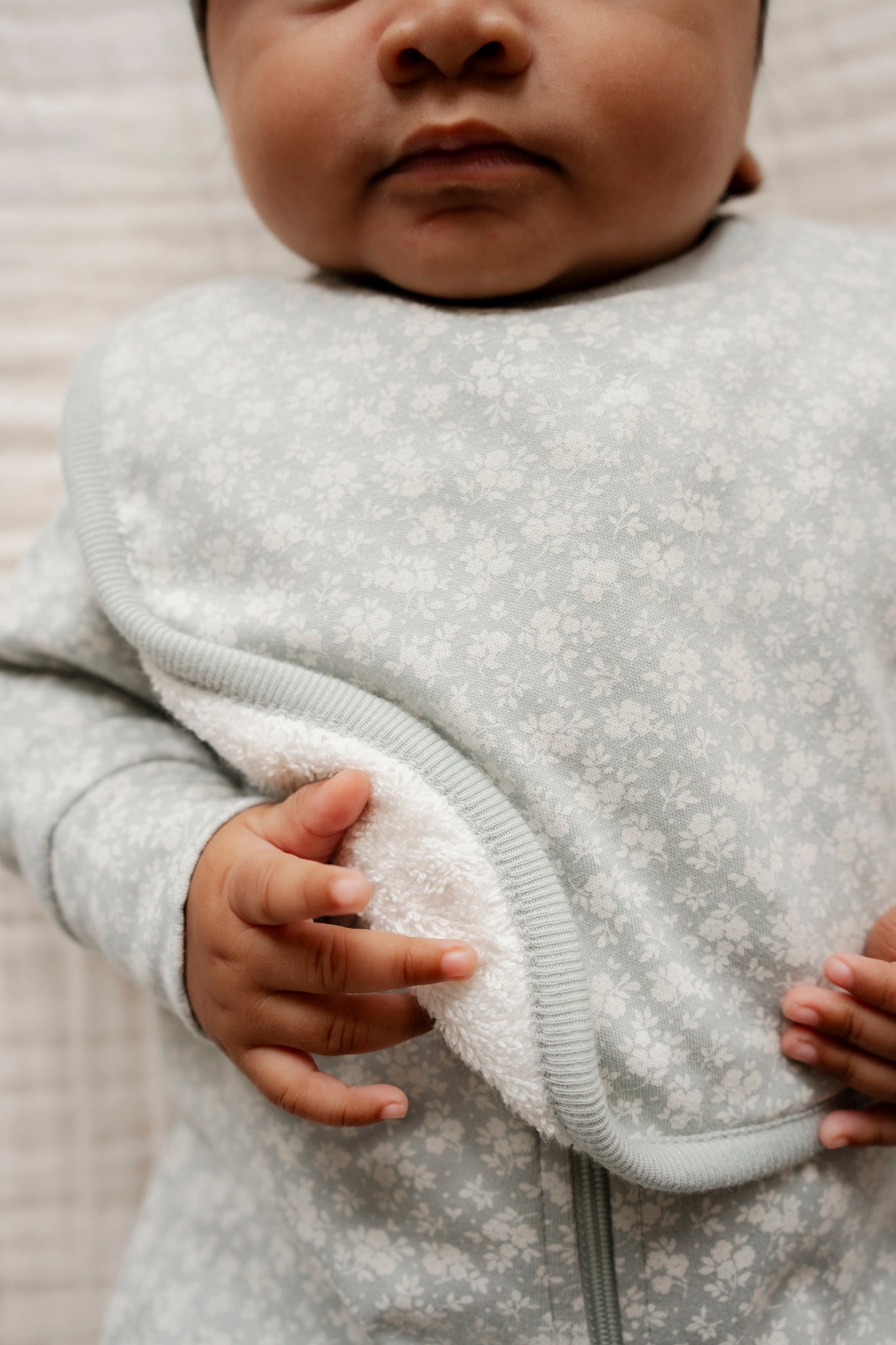 Jamie Kay Organic Cotton Bib- Rosalie Fields Bluefox