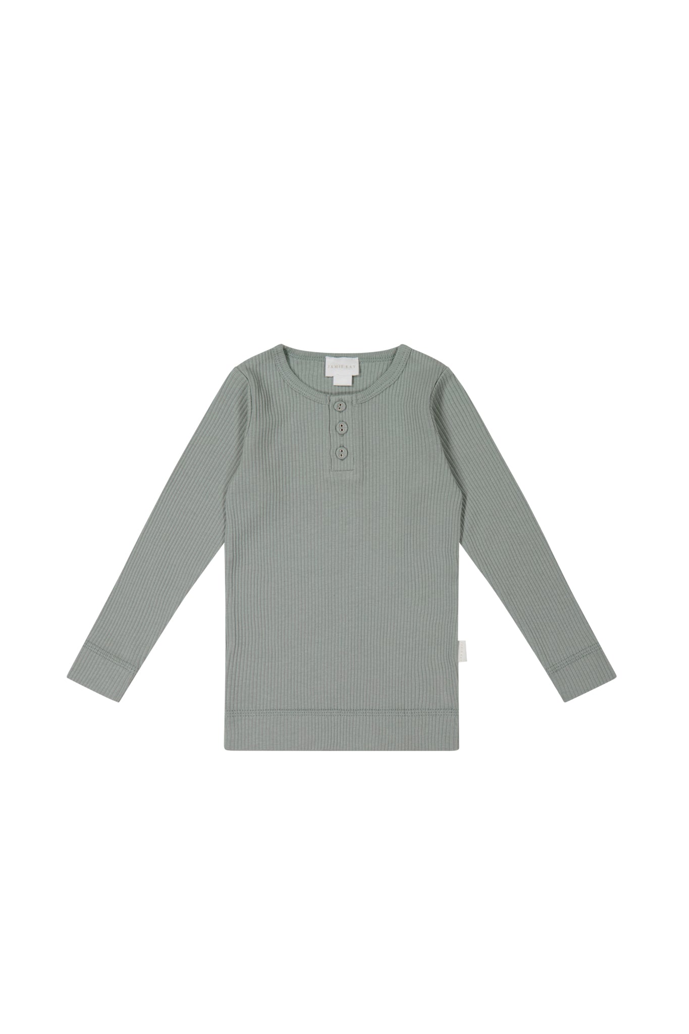 Jamie Kay Organic Cotton Modal Long Sleeve Henley- Dawn