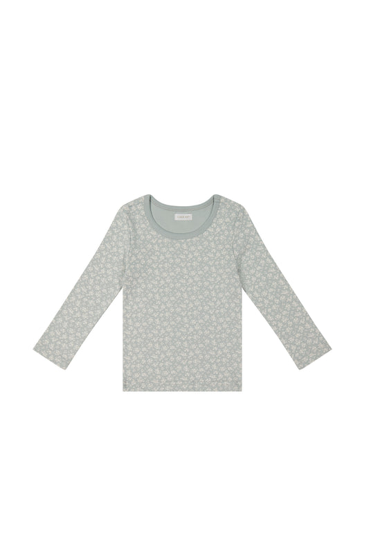 Jamie Kay Organic Cotton Long Sleeve Top- Rosalie Fields Bluefox