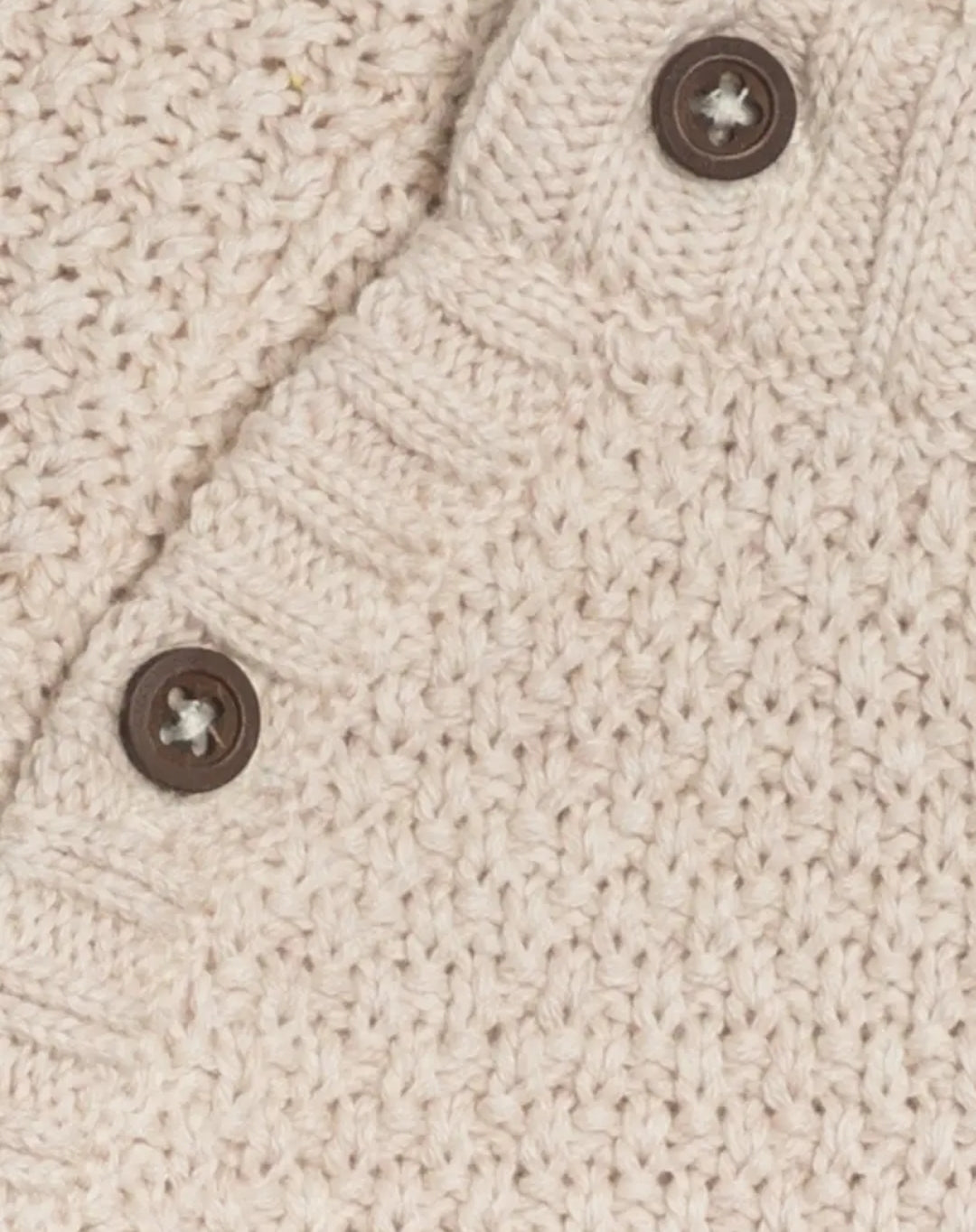 Frankie Seed Stitch Sweater Knit- Heather Oat