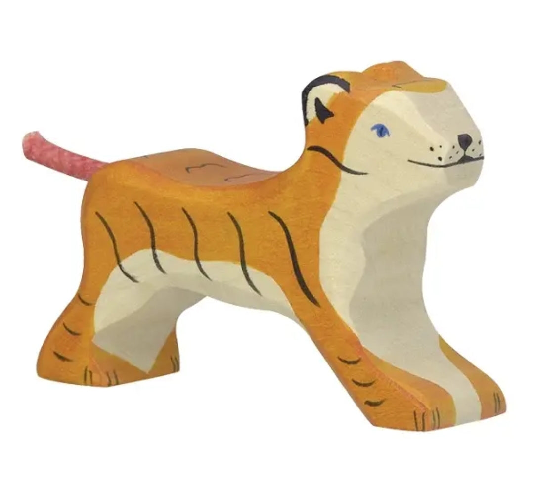 Holztiger Tiger, Small, Running