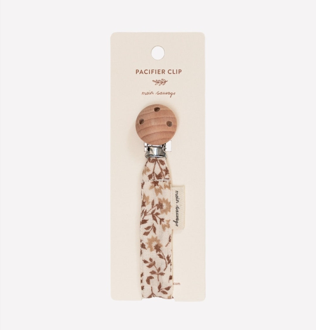Pacifier Clip- Hibiscus