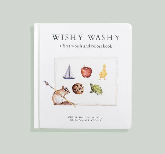 Wishy Washy: A Book of First Words and Colors