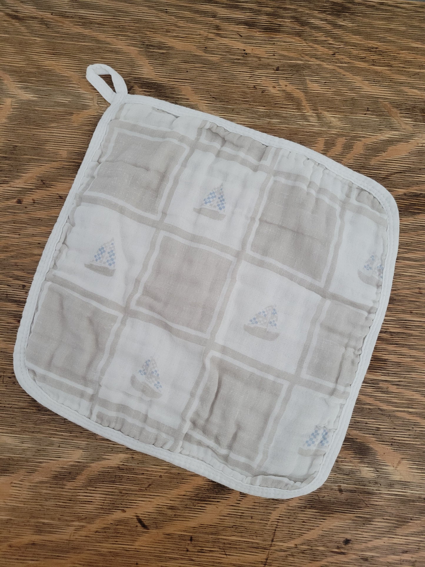 Multi-use Cloths- Quilted Sailboats