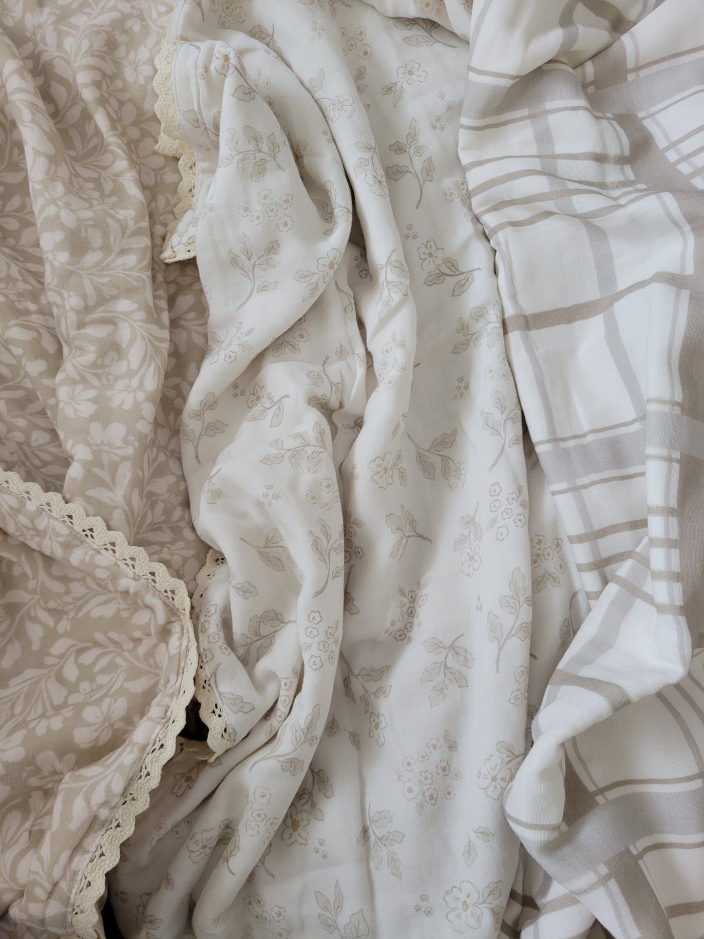 Rustic Plaid 6 Layer Gauze Blanket