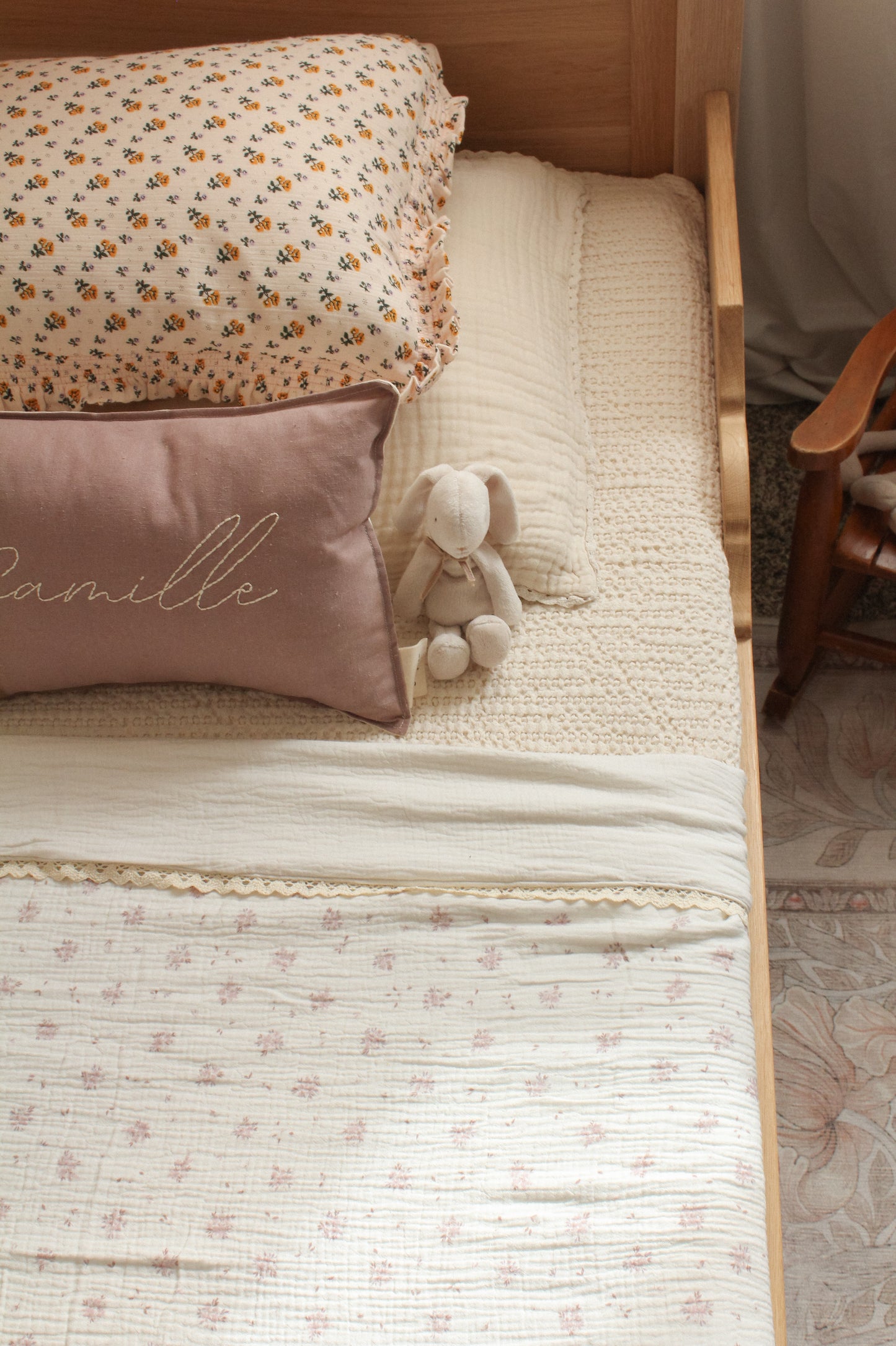 Big Kid Blanket- Evie Floral
