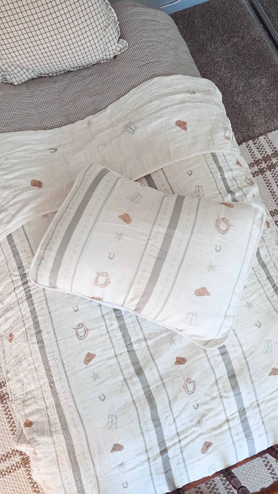 Pillowcase Sham- Vintage Cowboy