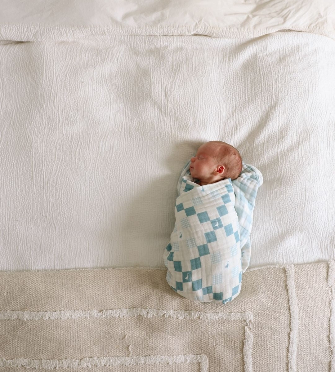 Grandma's Goose QUILTED 6 Layer Gauze Blanket