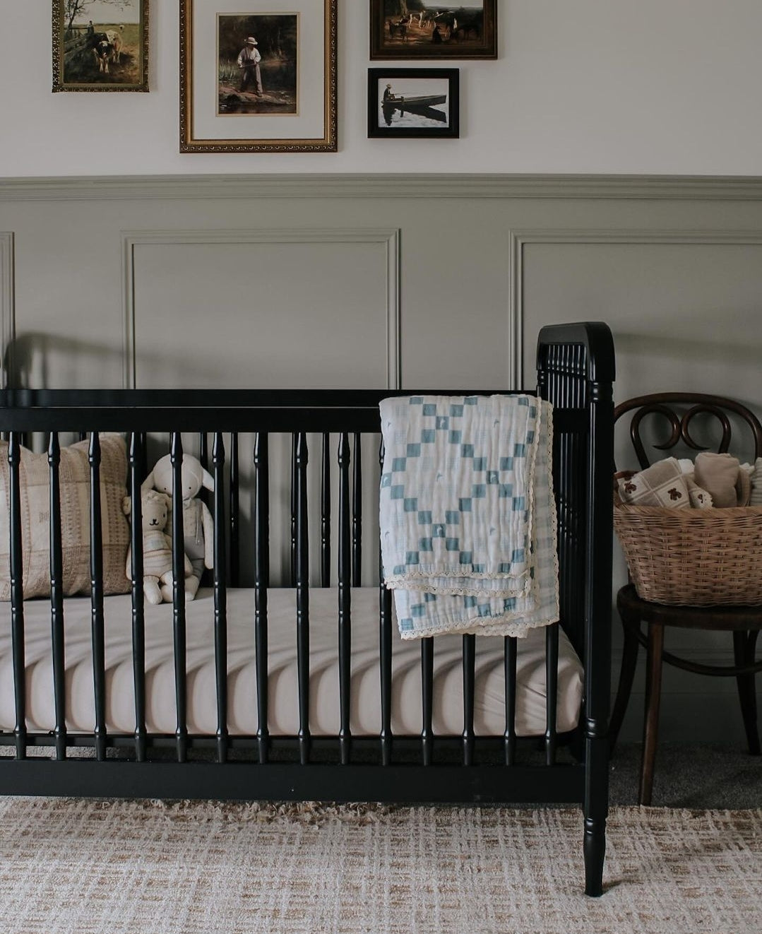 Grandma's Goose QUILTED 6 Layer Gauze Blanket