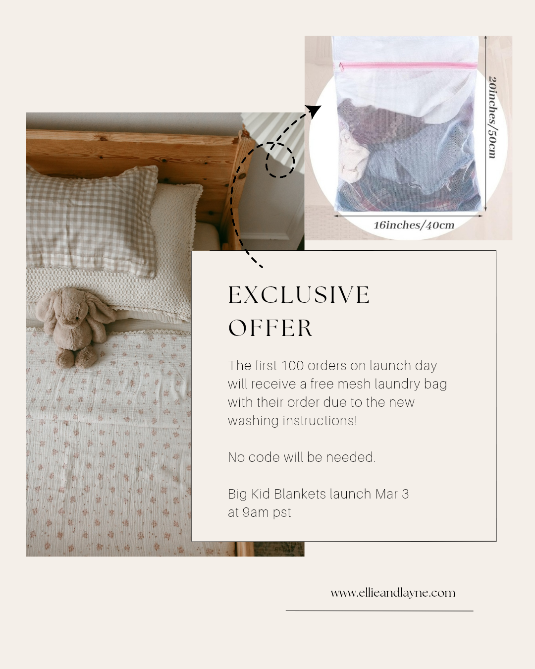 Big Kid Blanket- Evie Floral
