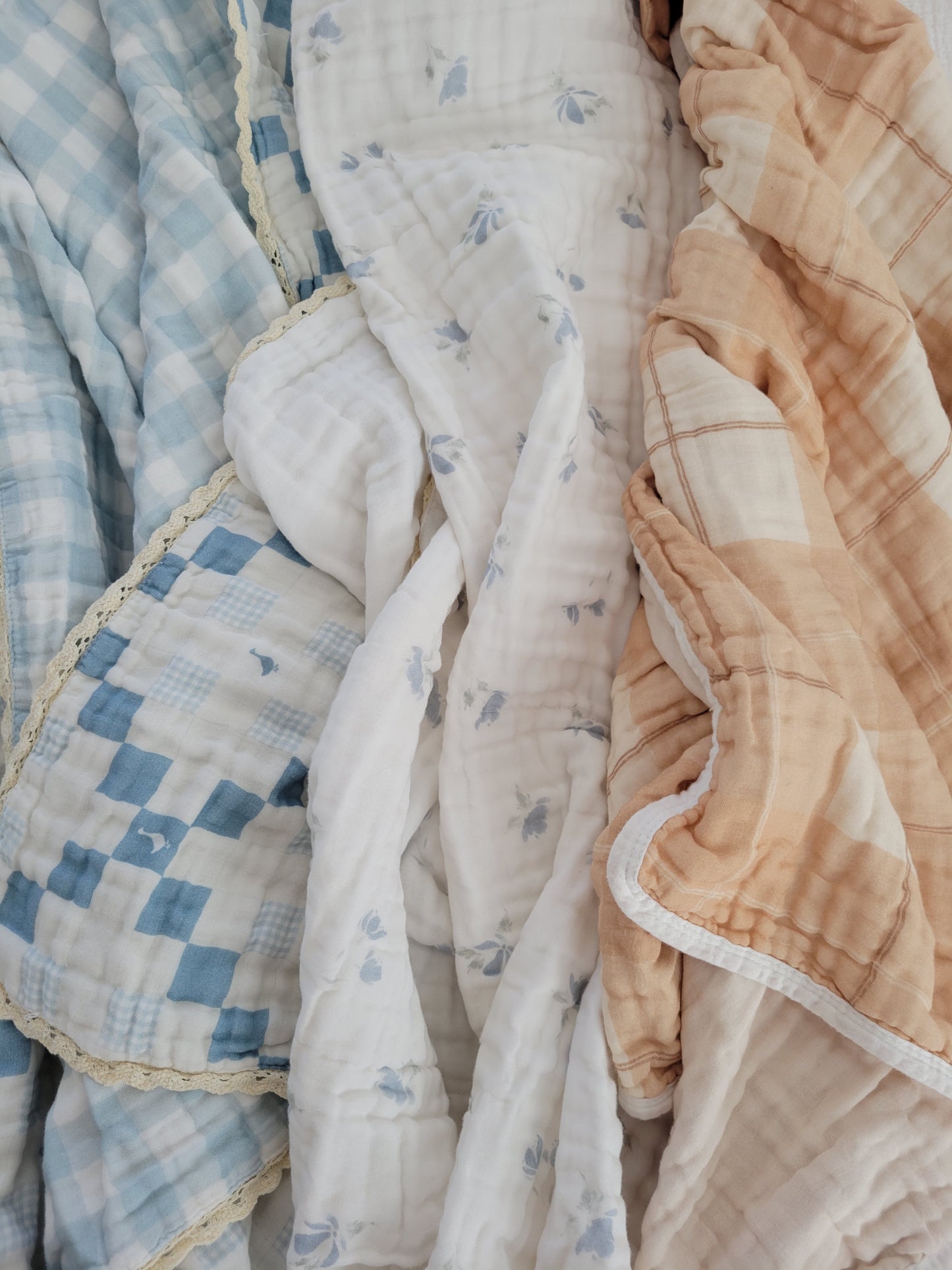 Grandma's Goose Quilt 6 Layer Gauze Blanket