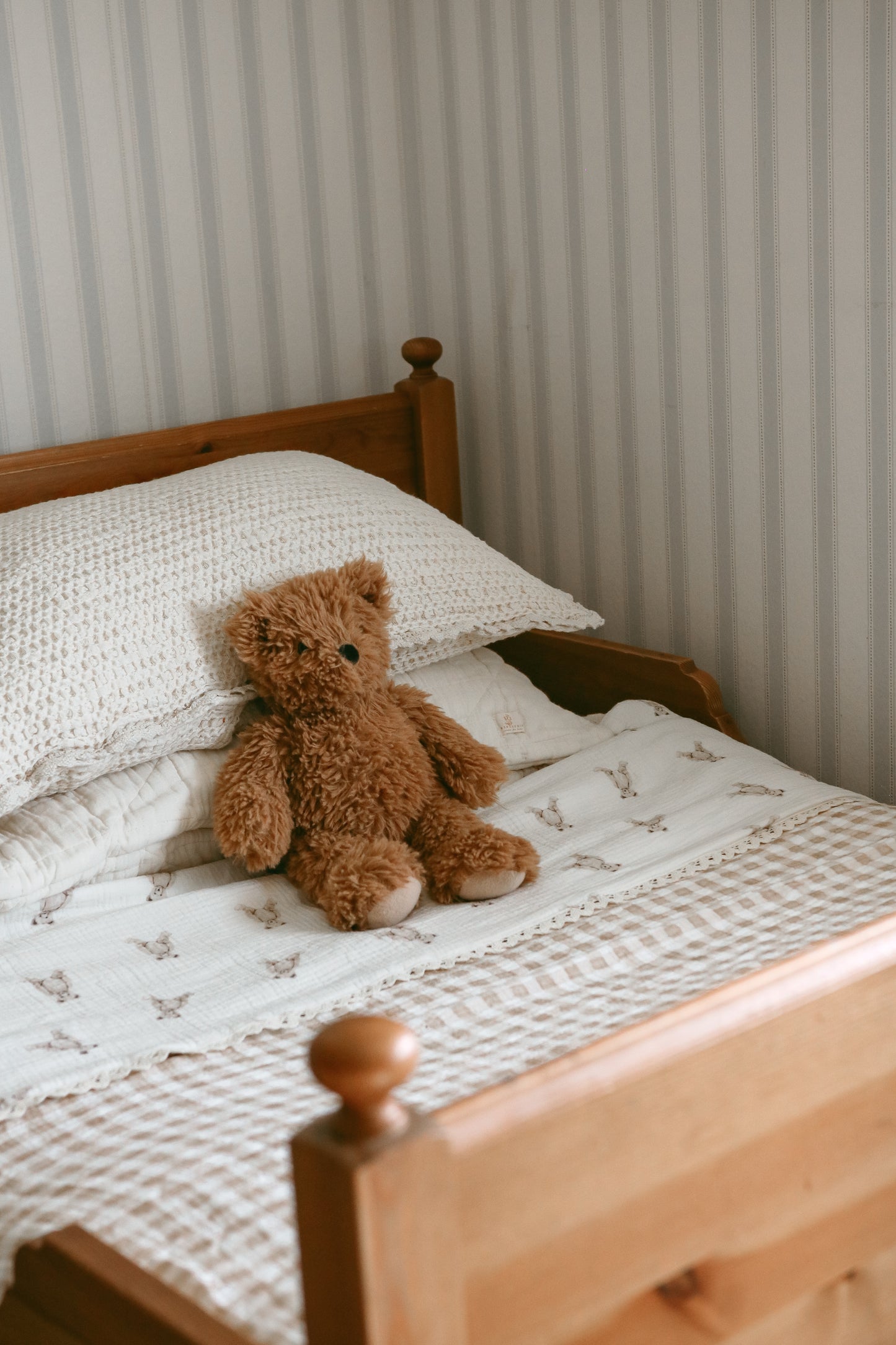 Big Kid Blanket- Teddy Bear Patch