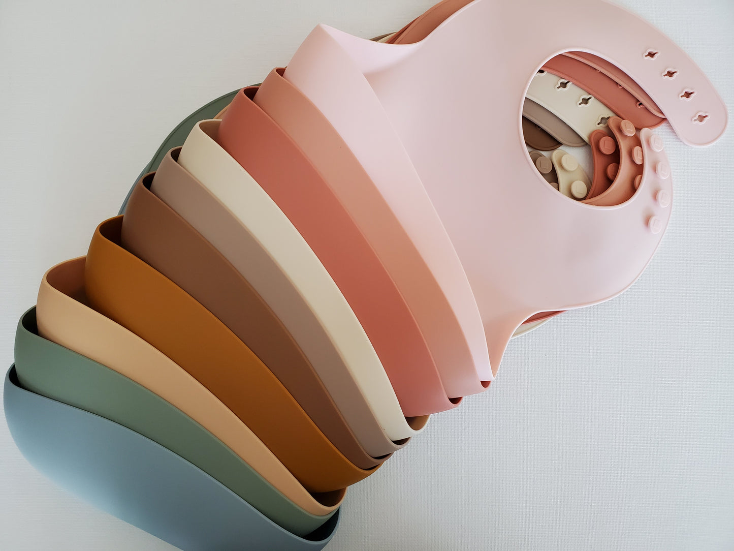 Silicone Bib- Sage