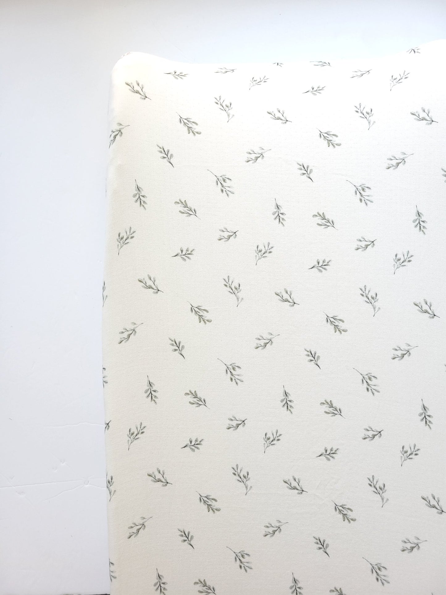 Sage Leaf Muslin Changing Pad Cover