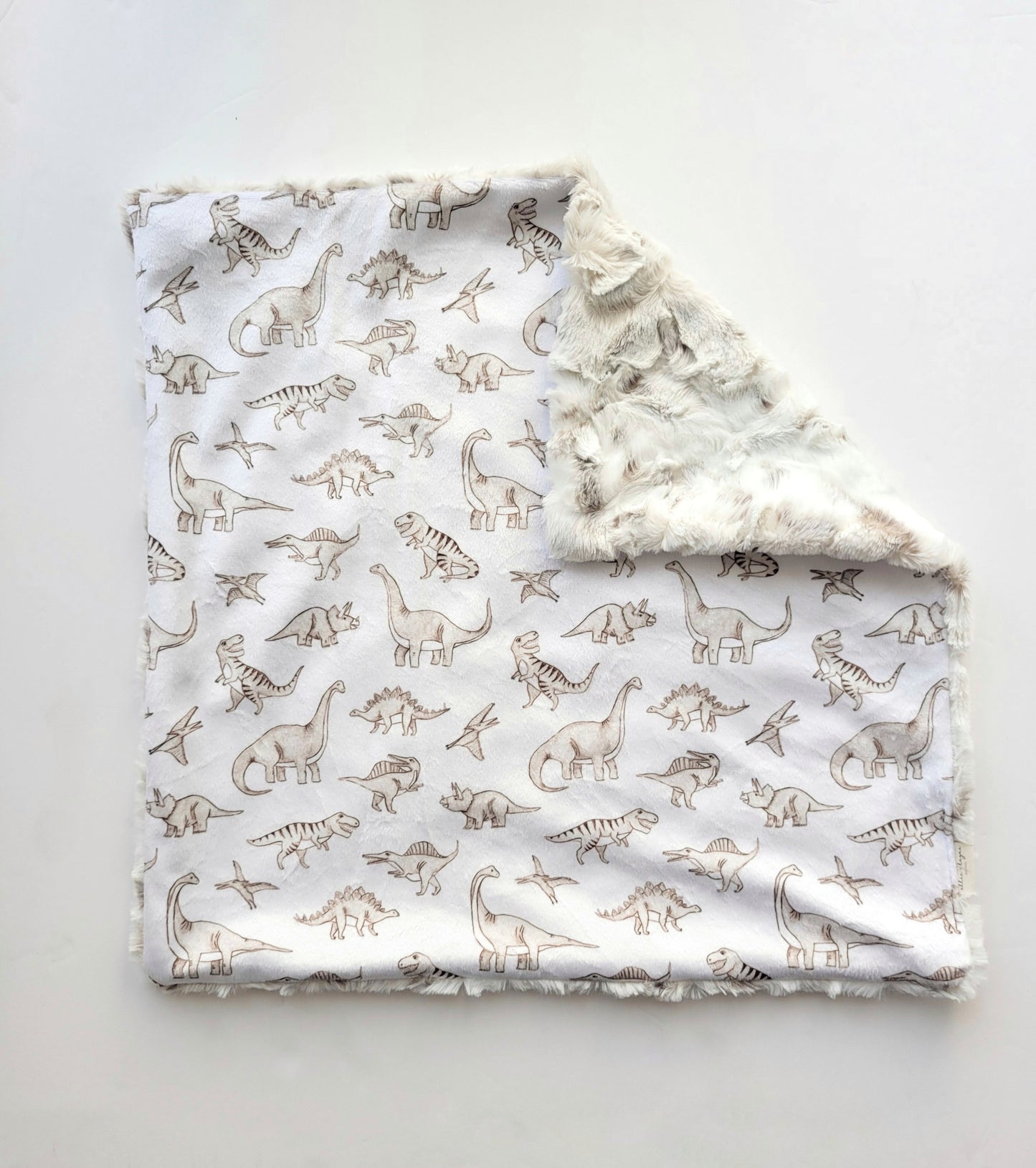 Cuddle Blanket Lovey- Sketched Dinos
