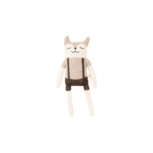 Fawn Knit Toy- Overalls