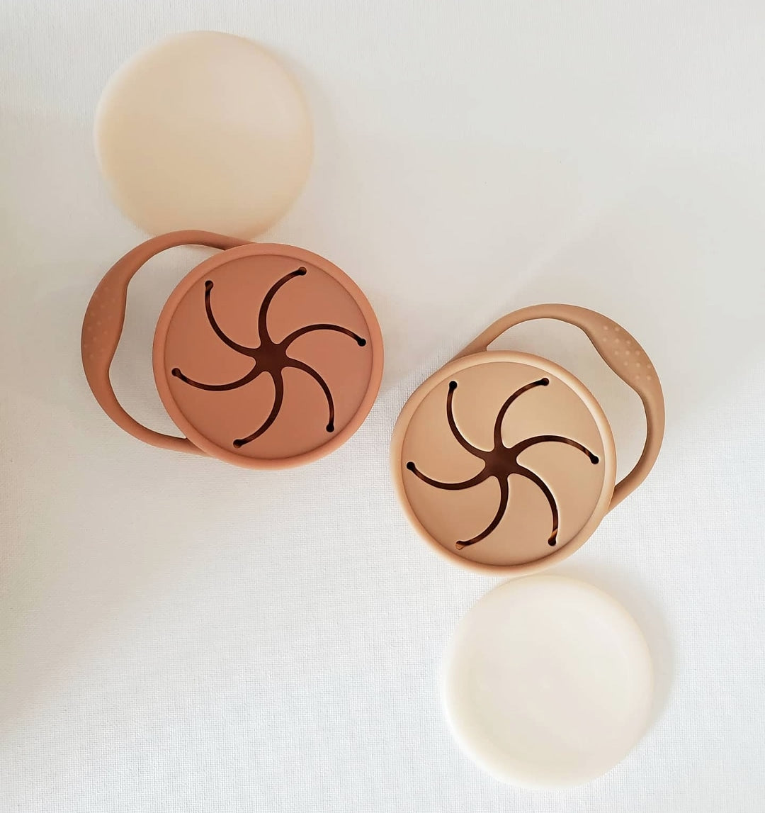 Silicone Snack Cup- Apricot