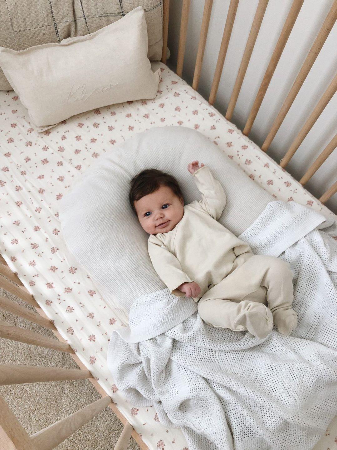 Evie Floral Muslin Crib Sheet