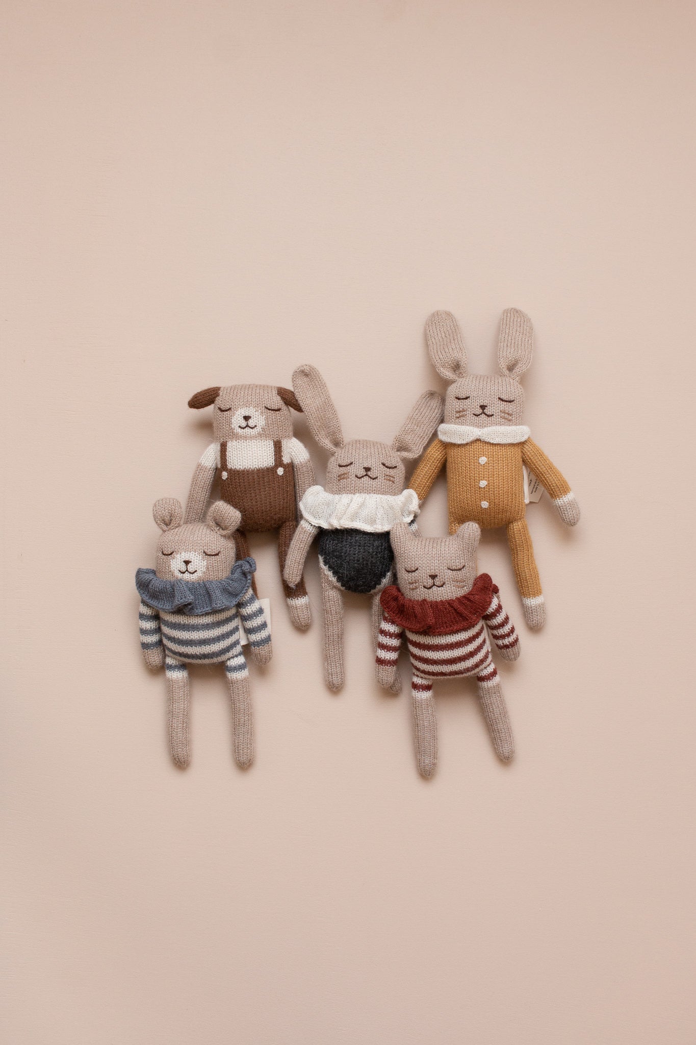 Bunny Knit Toy- Black Bodysuit