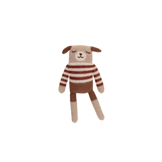 Puppy Knit Toy- Siena Striped Sweater