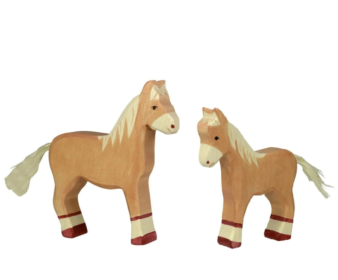 Holztiger Foal, Standing, Light Brown