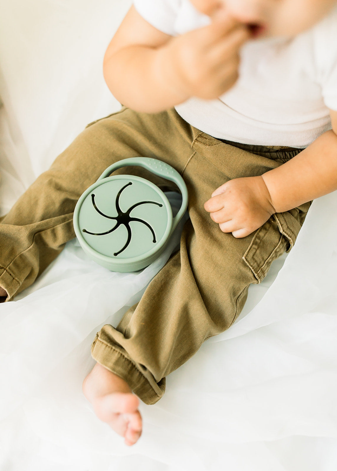 Silicone Snack Cup- Sage