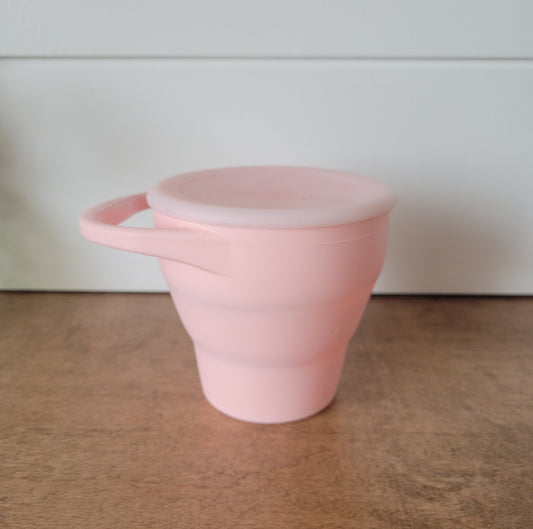 Silicone Snack Cup- Blush