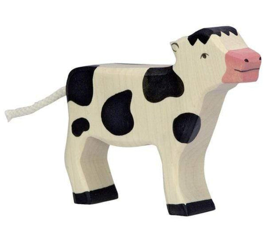 Holztiger Calf, Standing, Black