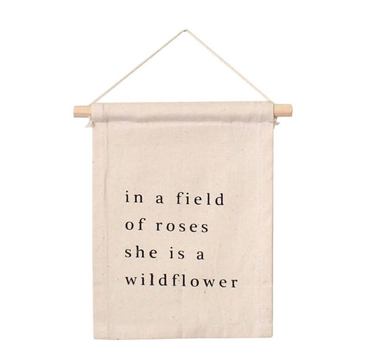 Wildflower- Hang Sign