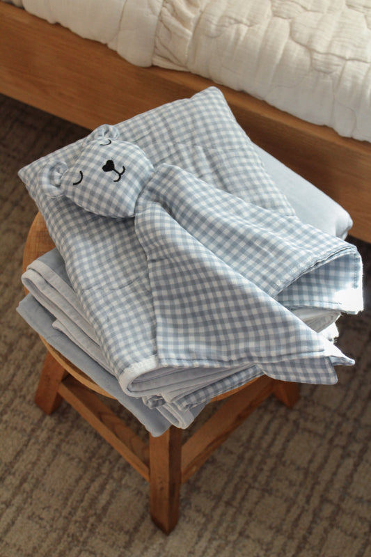 Dusty Blue Bear Lovey