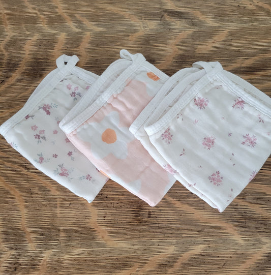 Multi-use Cloths- 3 PACK SET- FLORAL