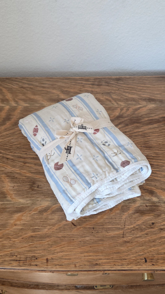 Vintage Sports QUILTED 6 Layer Gauze Blanket