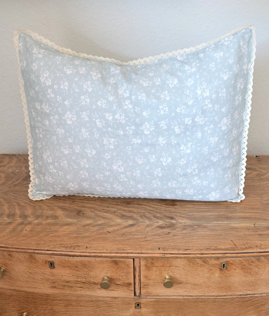Pillowcase Sham- Daphne Icy Blue Floral