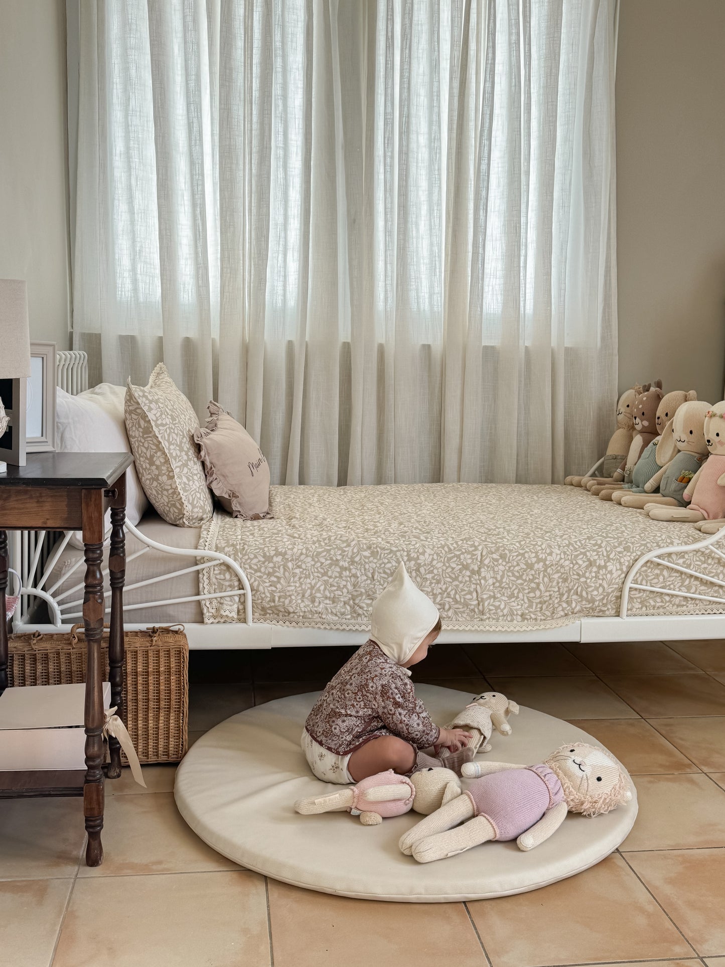 Big Kid Throw Blanket + Sham SET- Heritage Floral
