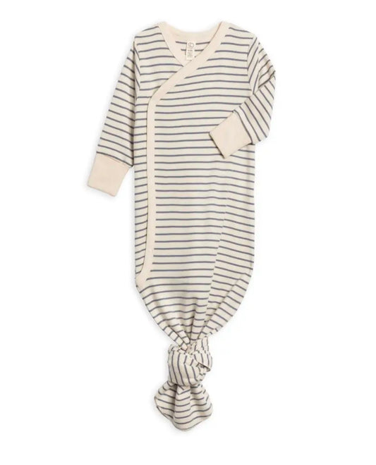 Indy Kimono Gown- Summit Stripe
