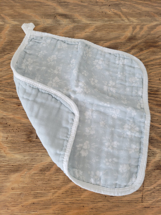 Multi-use Cloths- Daphne Icy Blue Floral