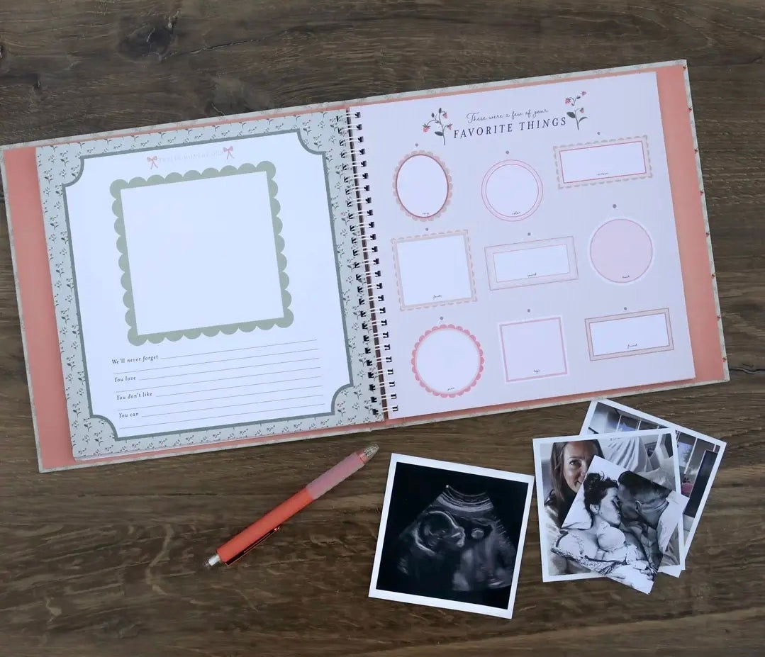 Cottage Garden Baby Memory Book