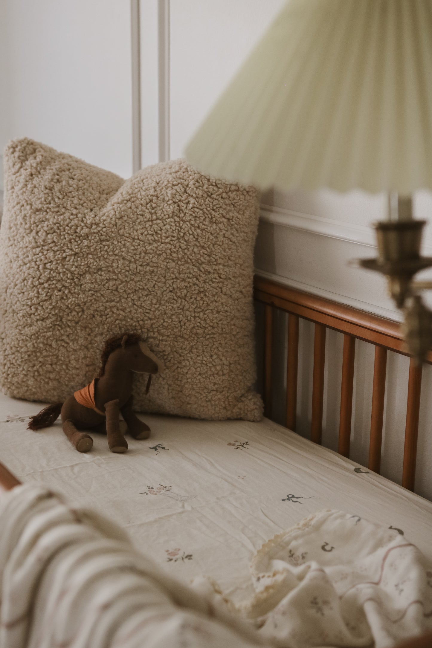 Vintage Country-Cowgirl Blanket and Crib Sheet SET