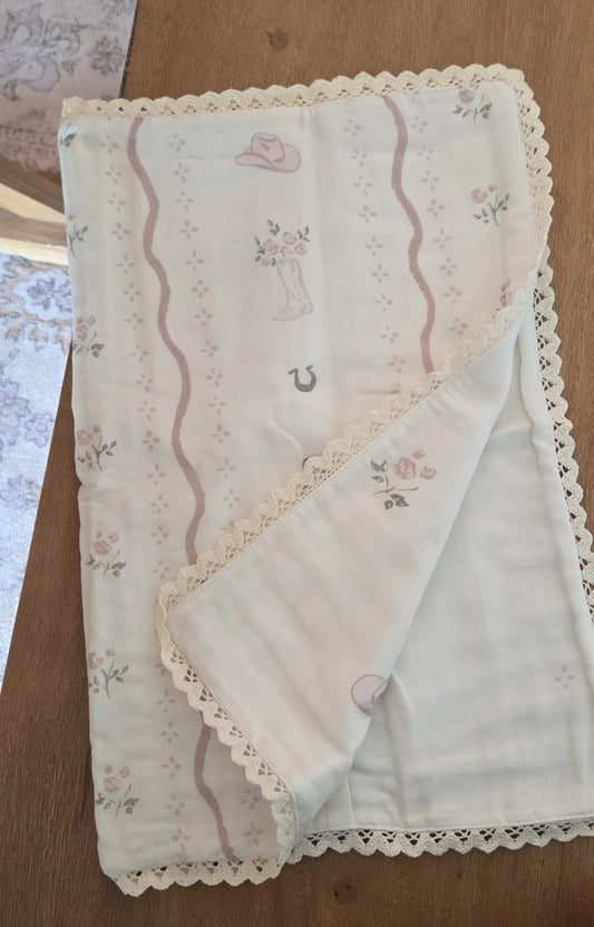 Pillowcase Sham- Vintage Cowgirl