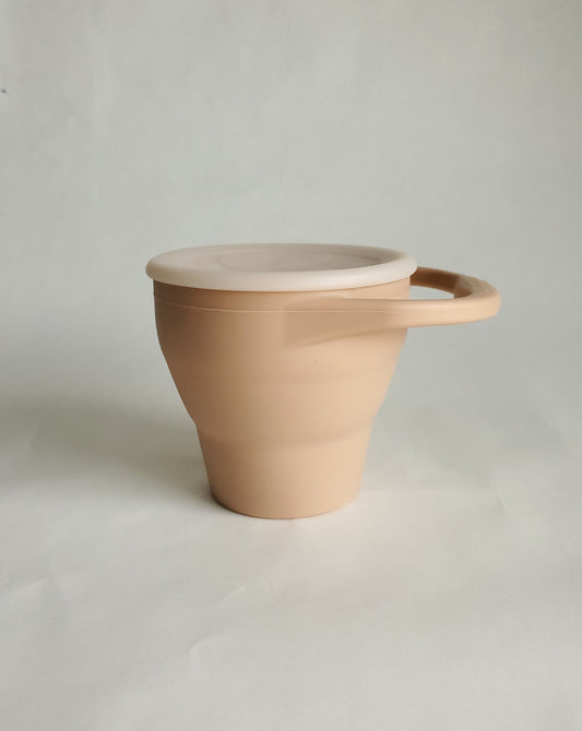 Silicone Snack Cup- Apricot
