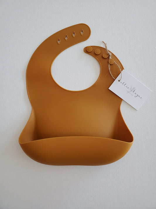 Silicone Bib- Clay
