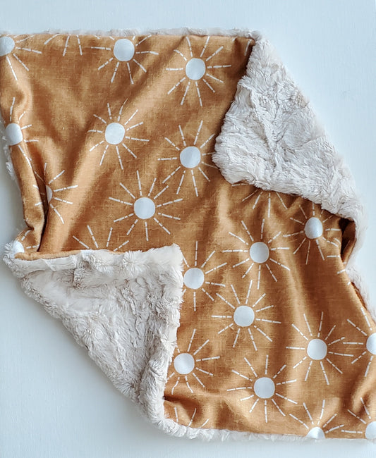 Cuddle Blanket- Golden Suns