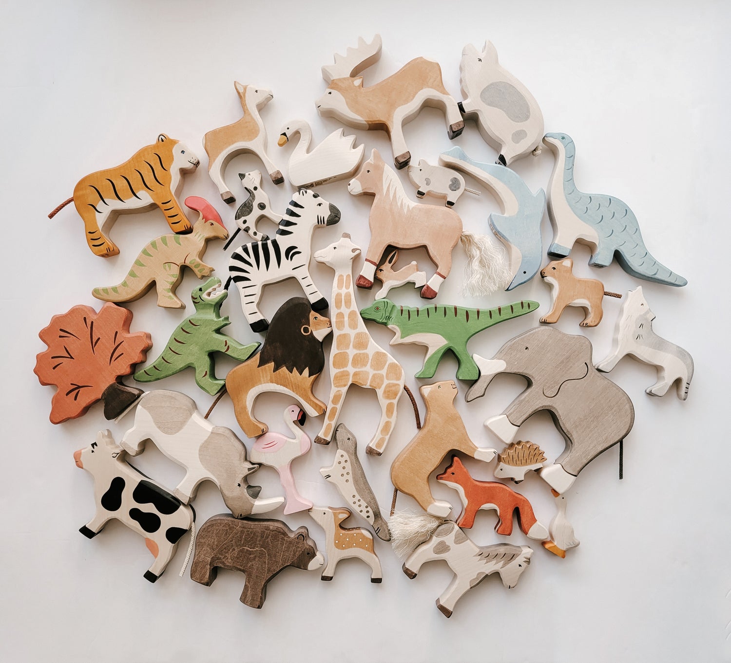 Holztiger Pony In Legno - Giocattolo Artigianale Per Bambini HT80044