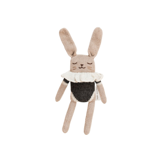 Bunny Knit Toy- Black Bodysuit