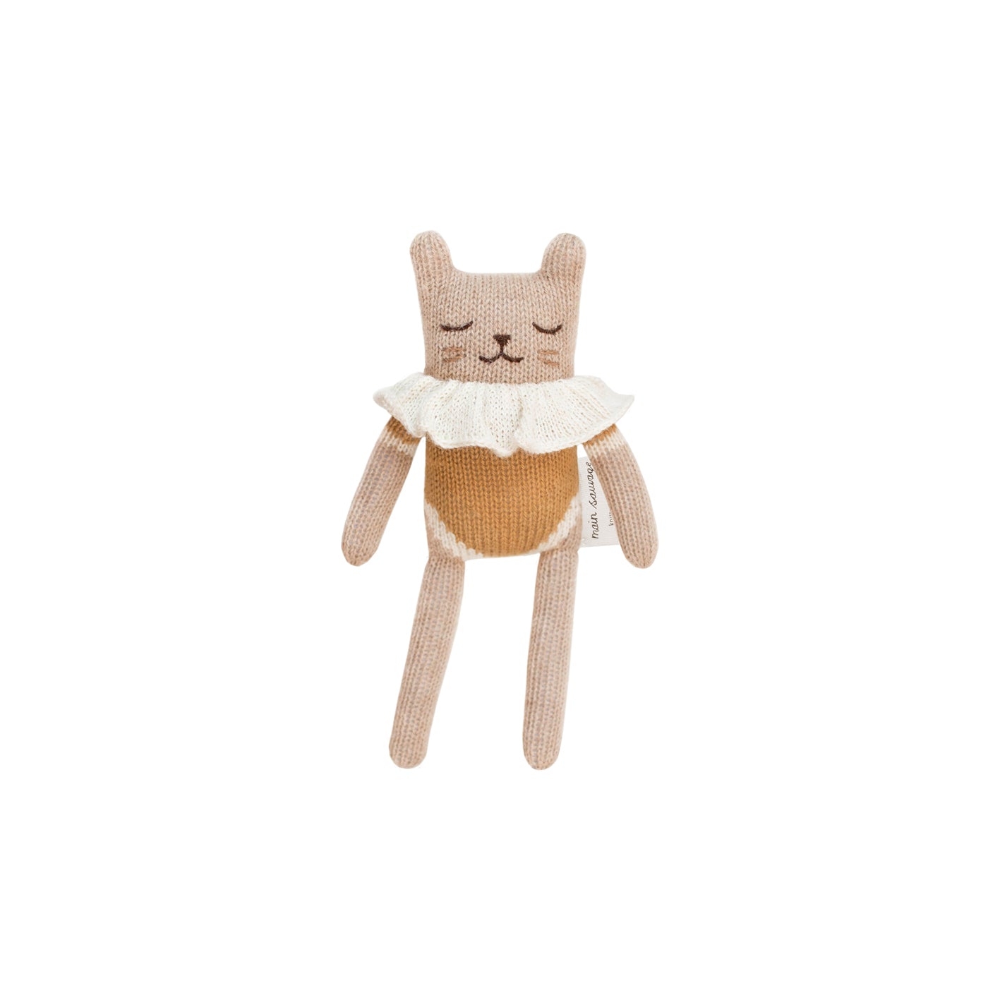Kitten Knit Toy- Ochre Bodysuit