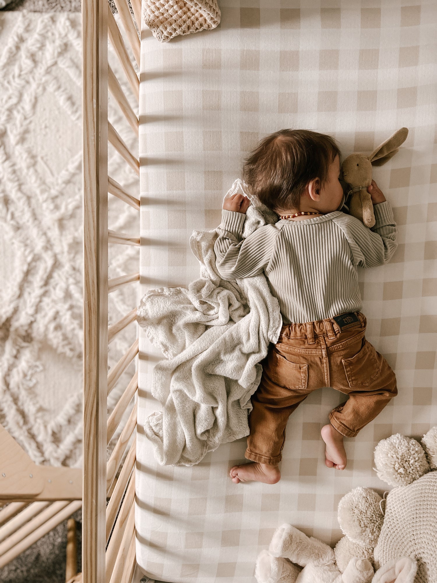 Beige crib outlet sheets