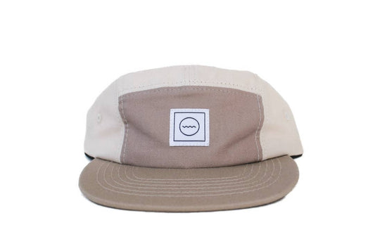 Cotton Five Panel Hat in Sand
