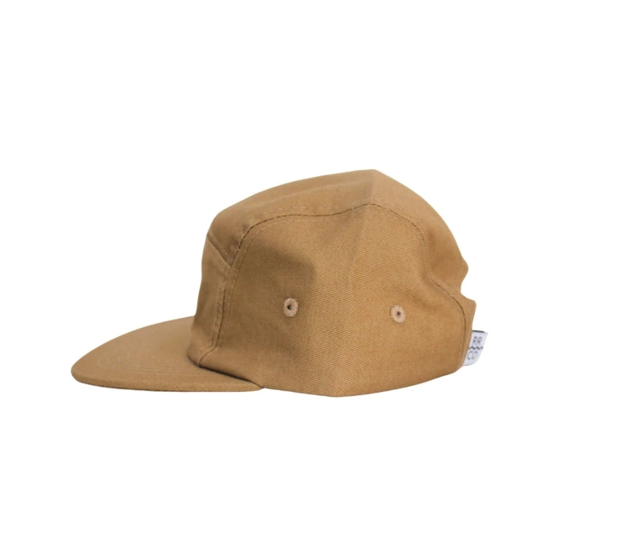 Triceratops Cotton Five Panel Hat in Khaki